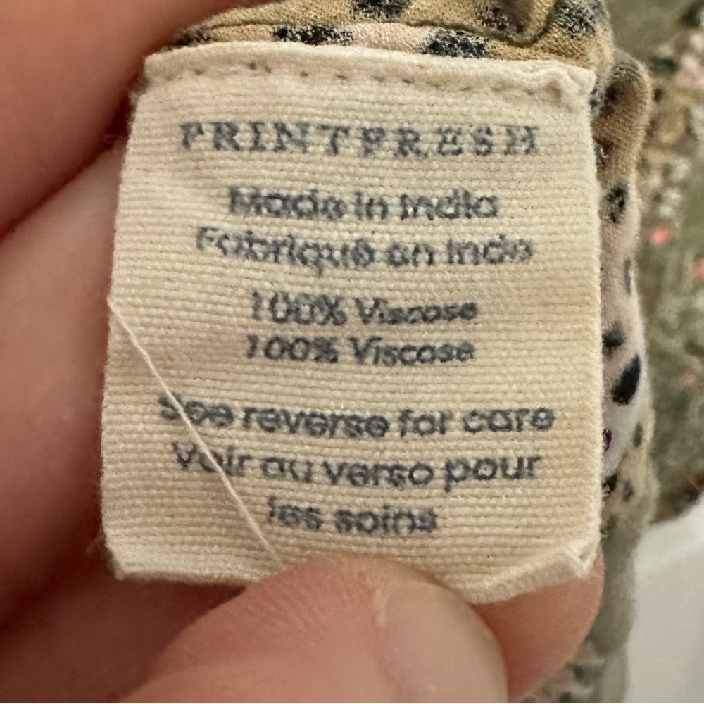 Printfresh Eco Satin Getting Ready Pajama Set in Bagheera print, Olive - Picture 6 of 13